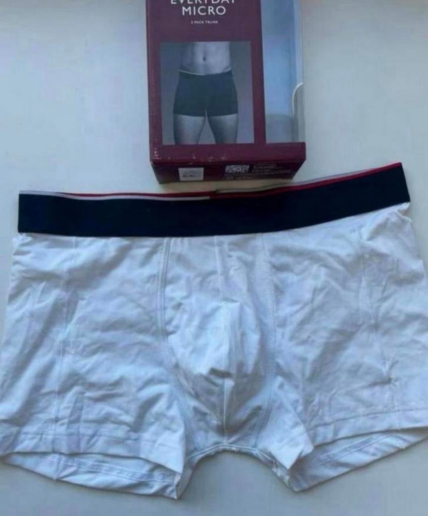 Boxer en microfibre Tommy, Envoi, Blanc, Boxer