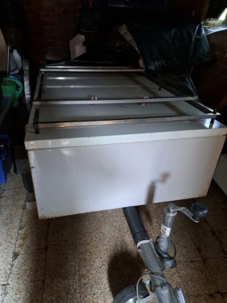Remork met tent erin, Caravans en Kamperen, Ophalen, Zo goed als nieuw, Tot en met 2
