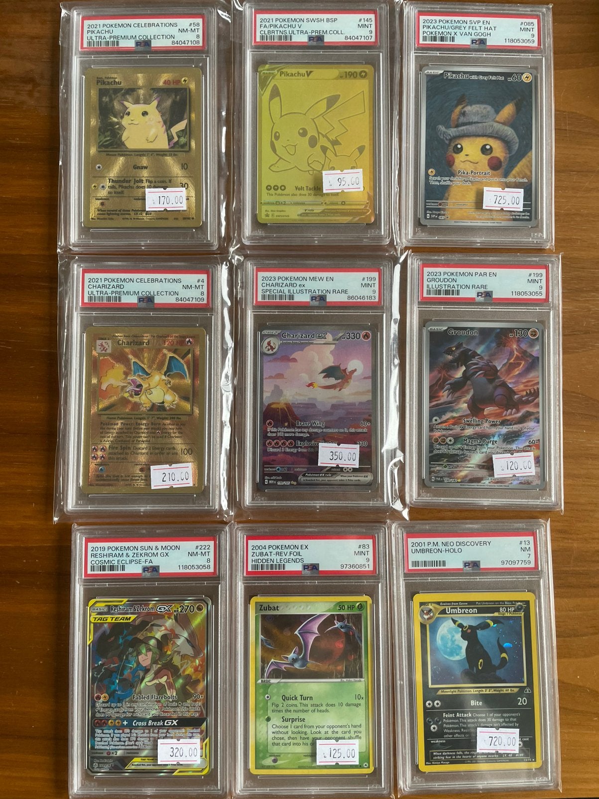 Pokemon PSA slabs te koop, Ophalen of Verzenden, Zo goed als nieuw