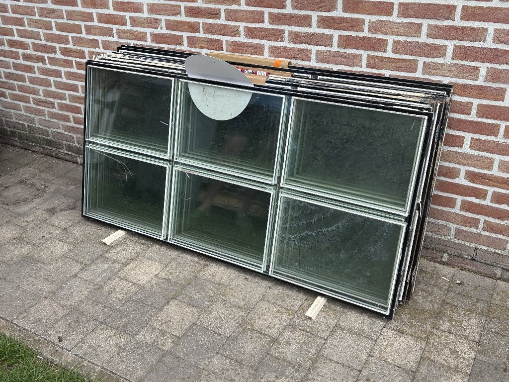 Glaspanelen, Doe-het-zelf en Bouw, Ophalen, Gebruikt, Overige typen, Dubbelglas