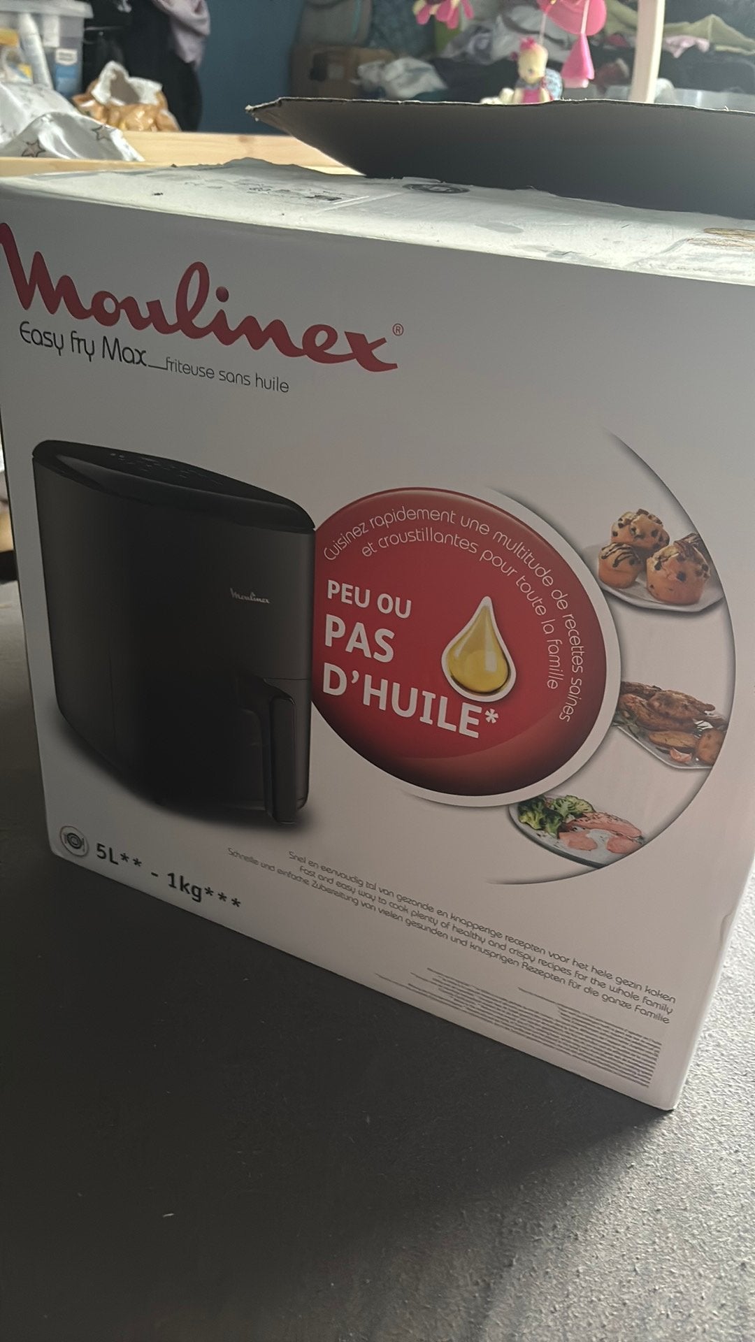 Moulinex Easy Fry Max, Electroménager, 1 à 2 litres, Enlèvement, Neuf