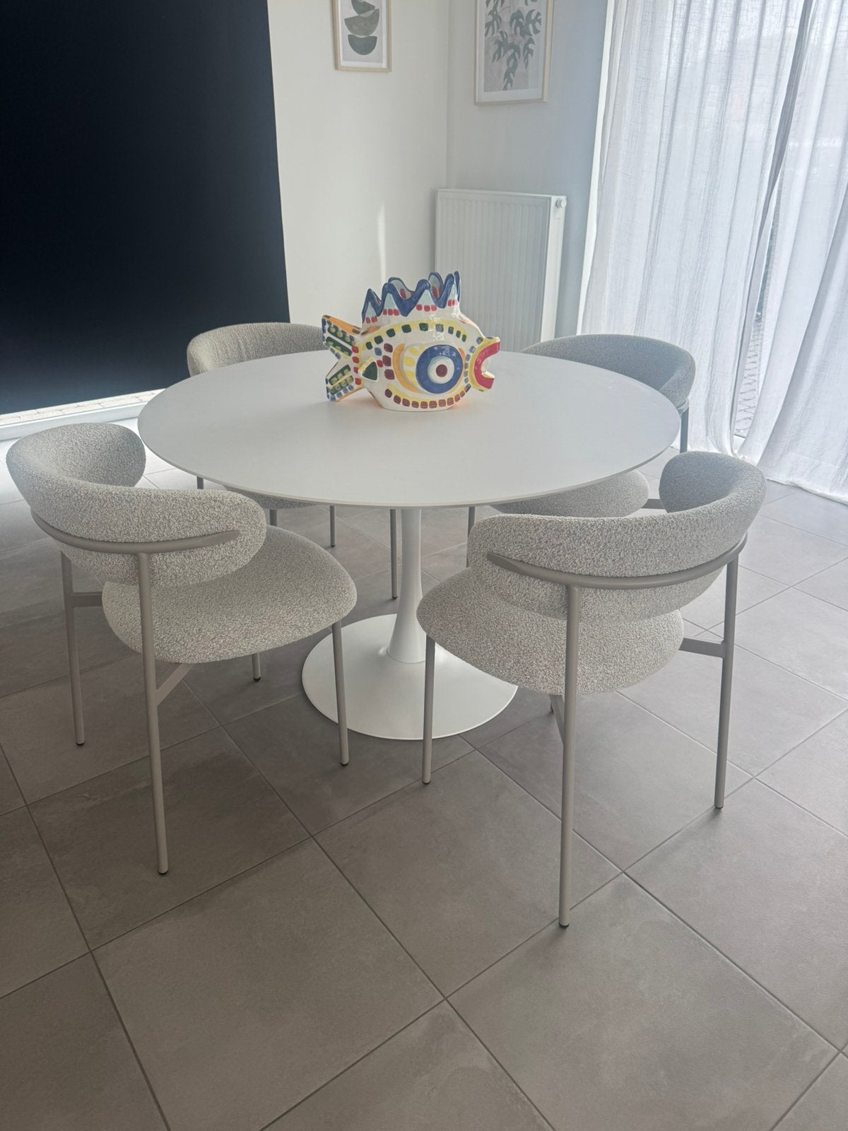 Eettafel rond, Huis en Inrichting, Ophalen, 100 tot 150 cm, Rond, Nieuw