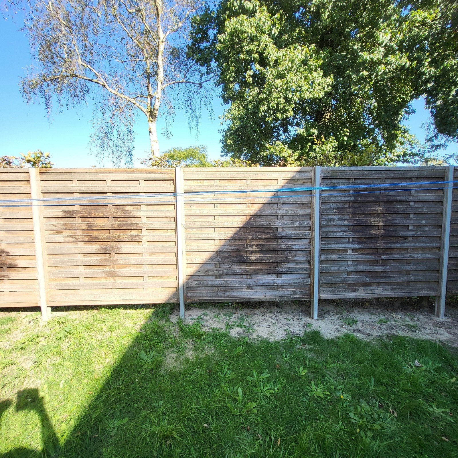 4x Aluminium Schuttingpalen, Ophalen, Gebruikt, Aluminium, 2 meter of meer