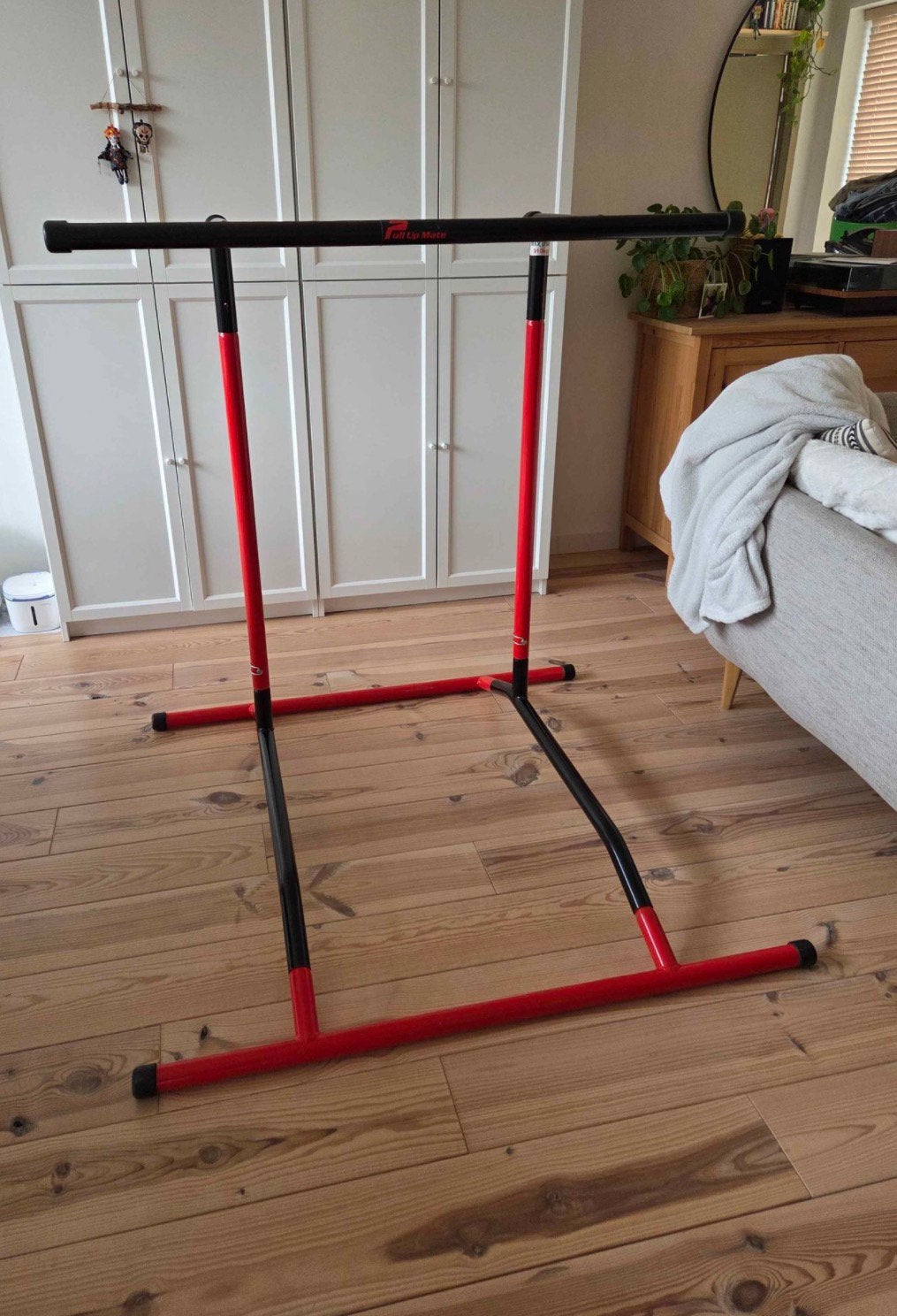 Barre de tractions/dips, Sport en Fitness, Fitnessmaterialen, Ophalen of Verzenden, Zo goed als nieuw, Oprekstang