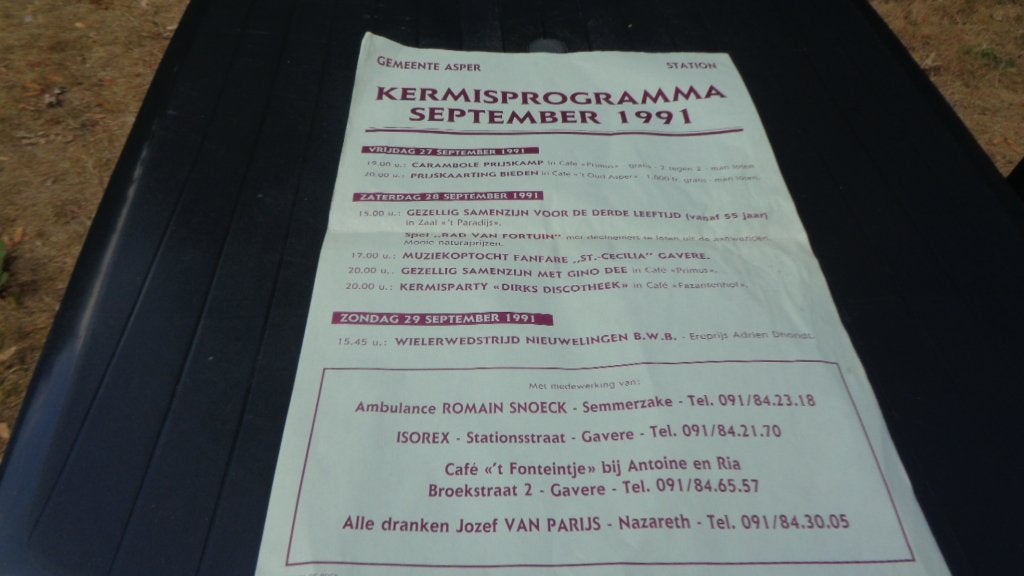 Reclame affiche, Gebruikt, Rechthoekig Liggend, Ophalen of Verzenden, Sport