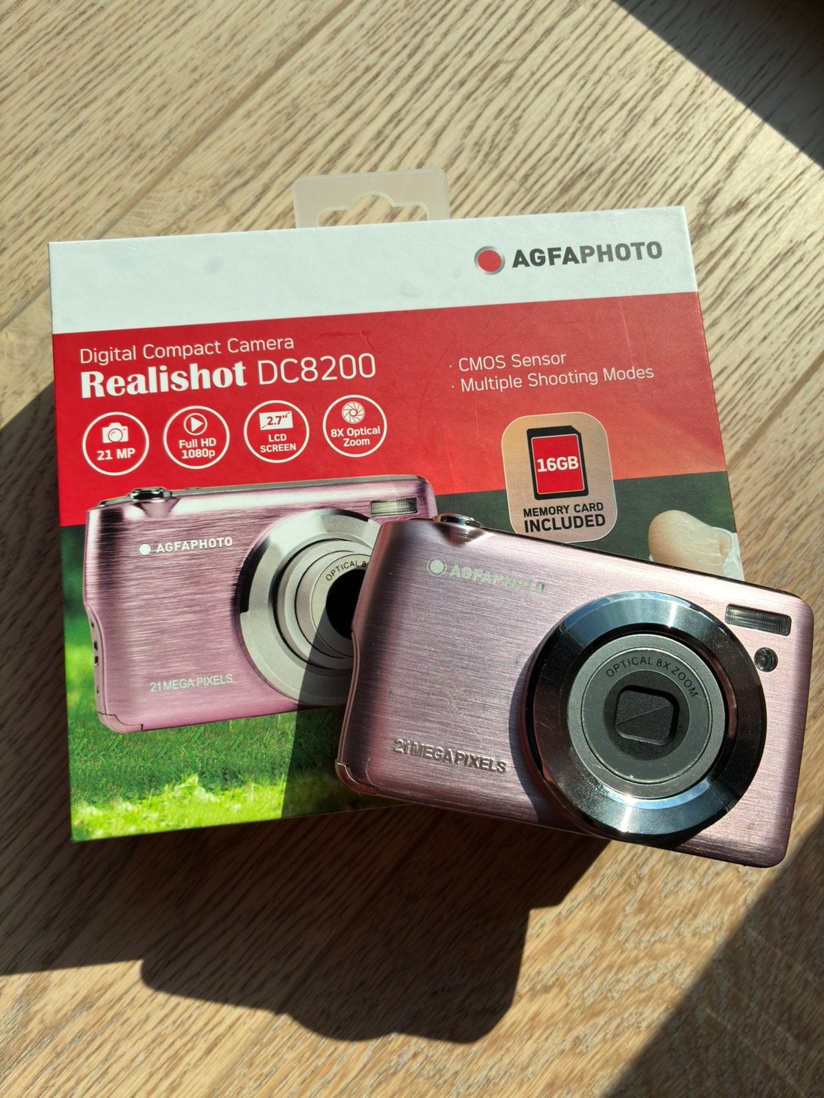 AgfaPhoto Realishot DC8200 Roze, Ophalen, Gebruikt