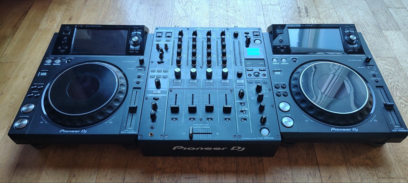 2 x xdj 1000 mk2 djm 900 nxs2 pioneer dj set nieuwstaat, Ophalen, Pioneer