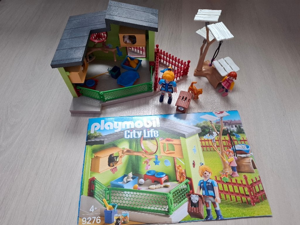 playmobil 9276 city life kattenverblijf, Ophalen, Gebouw, Complete set, Zo goed als nieuw