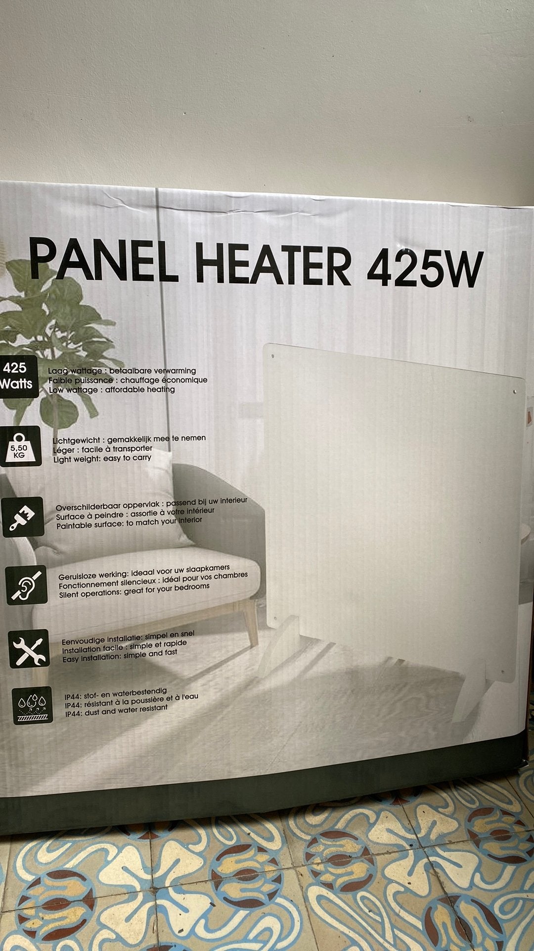 Verwarmingspaneel, Doe-het-zelf en Bouw, Verwarming en Radiatoren, Ophalen of Verzenden, Zo goed als nieuw
