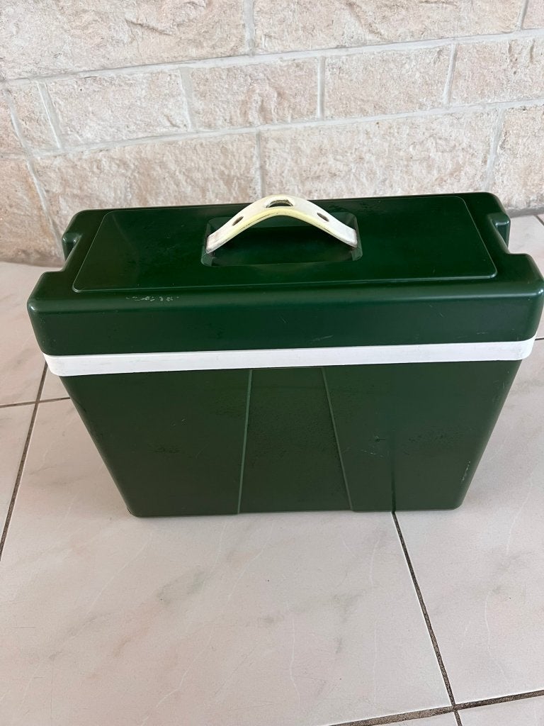 Vintage koelbox OLOT, groen. 10L *Made in Spain*, Antiek en Kunst, Ophalen of Verzenden