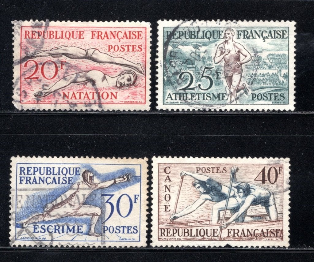 FRANKRIJK Lot 1953 gestempeld, Verzenden, Gestempeld