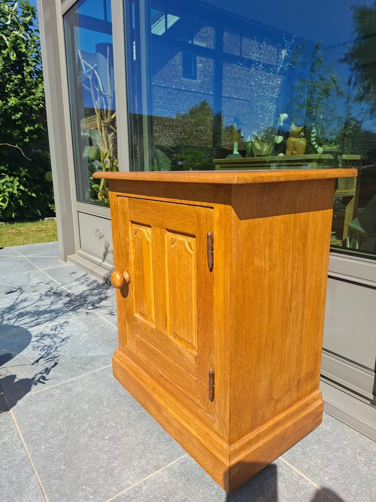 Petit meuble d'appoint en chêne massif, Maison & Meubles, Enlèvement, Comme neuf