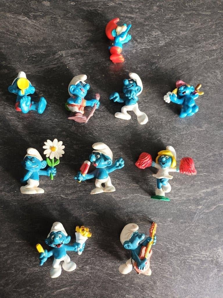 Lot de Schtroumpfs Vintage Peyo 1978 1983, Collections, Enlèvement, Comme neuf, Différents Schtroumpfs, Bande dessinée