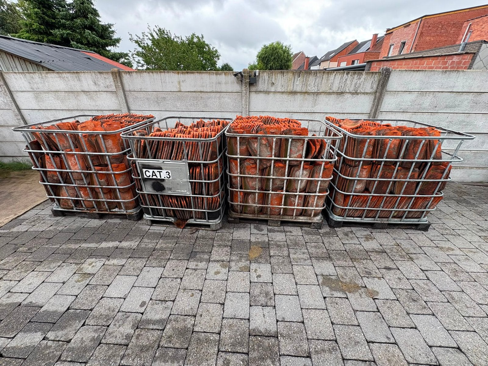 Oude boomse pannen, Ophalen, Gebruikt, Steen of Klei, 15 m² of meer