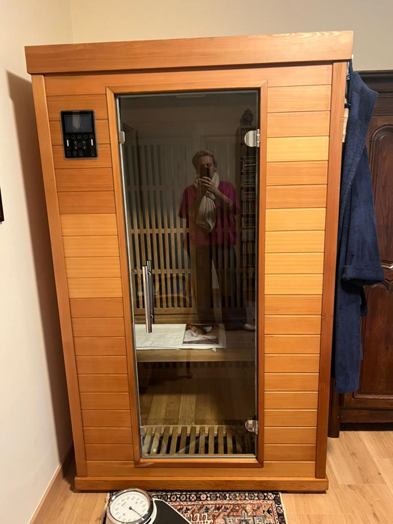 Infrarood cabine voor 2 personen, Sport en Fitness, Sauna, Ophalen, Zo goed als nieuw, Infrarood