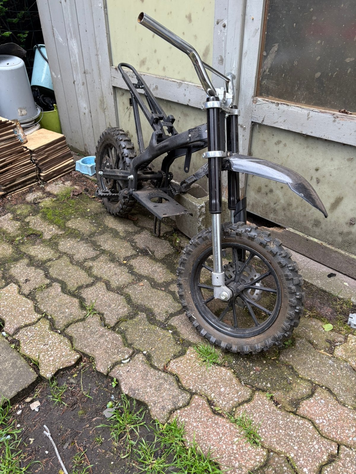 Dirt bike roling frame, Fietsen en Brommers, Ophalen, Zo goed als nieuw