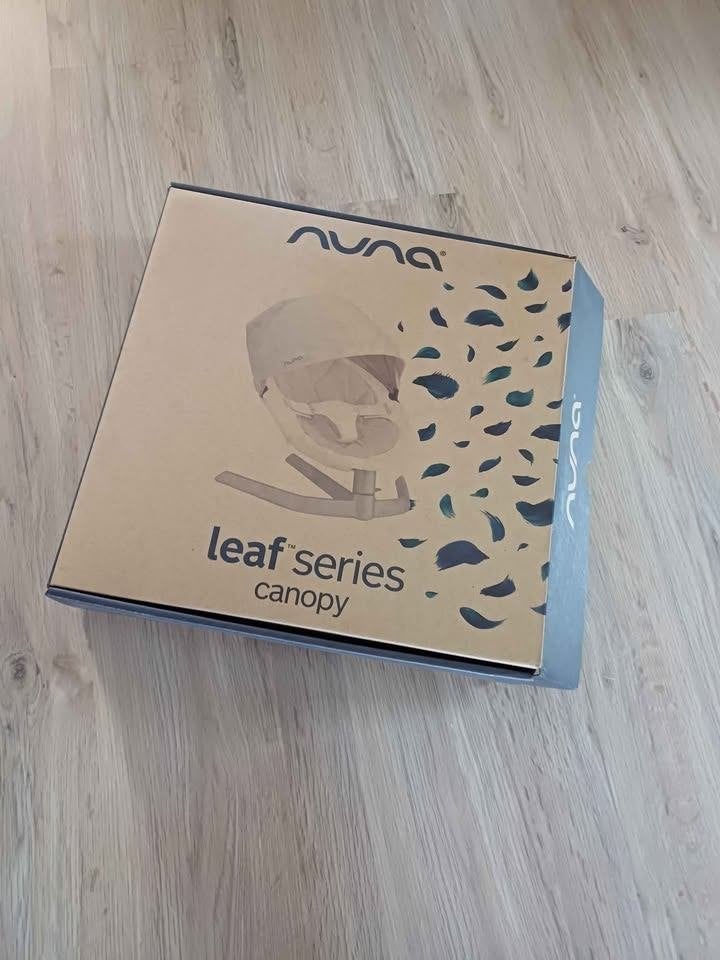 Nuna leaf grow + canopy, Kinderen en Baby's, Verstelbaar, Wipstoel, Zo goed als nieuw, Ophalen