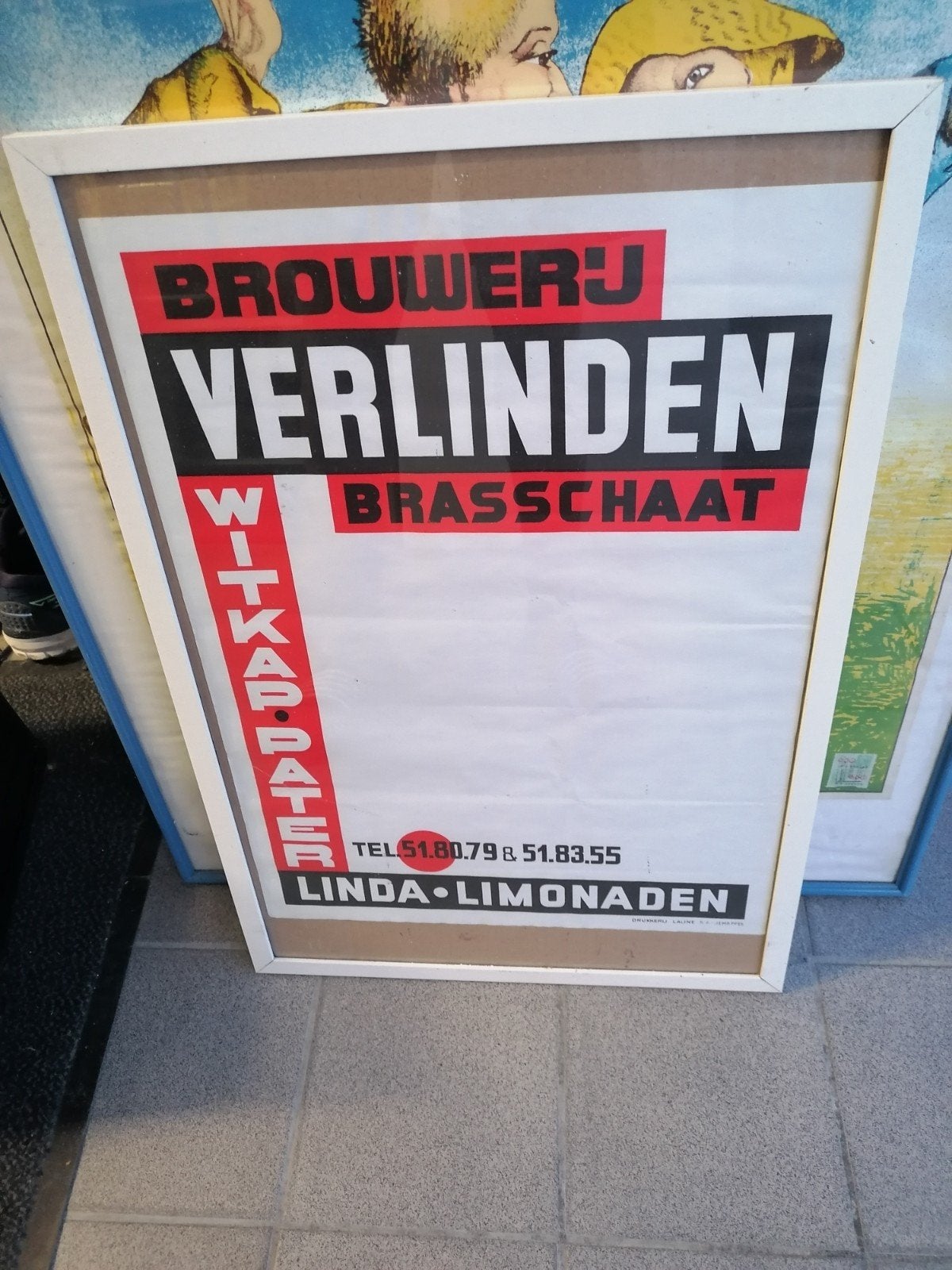 oude witkap brasschaat reclame, Ophalen of Verzenden