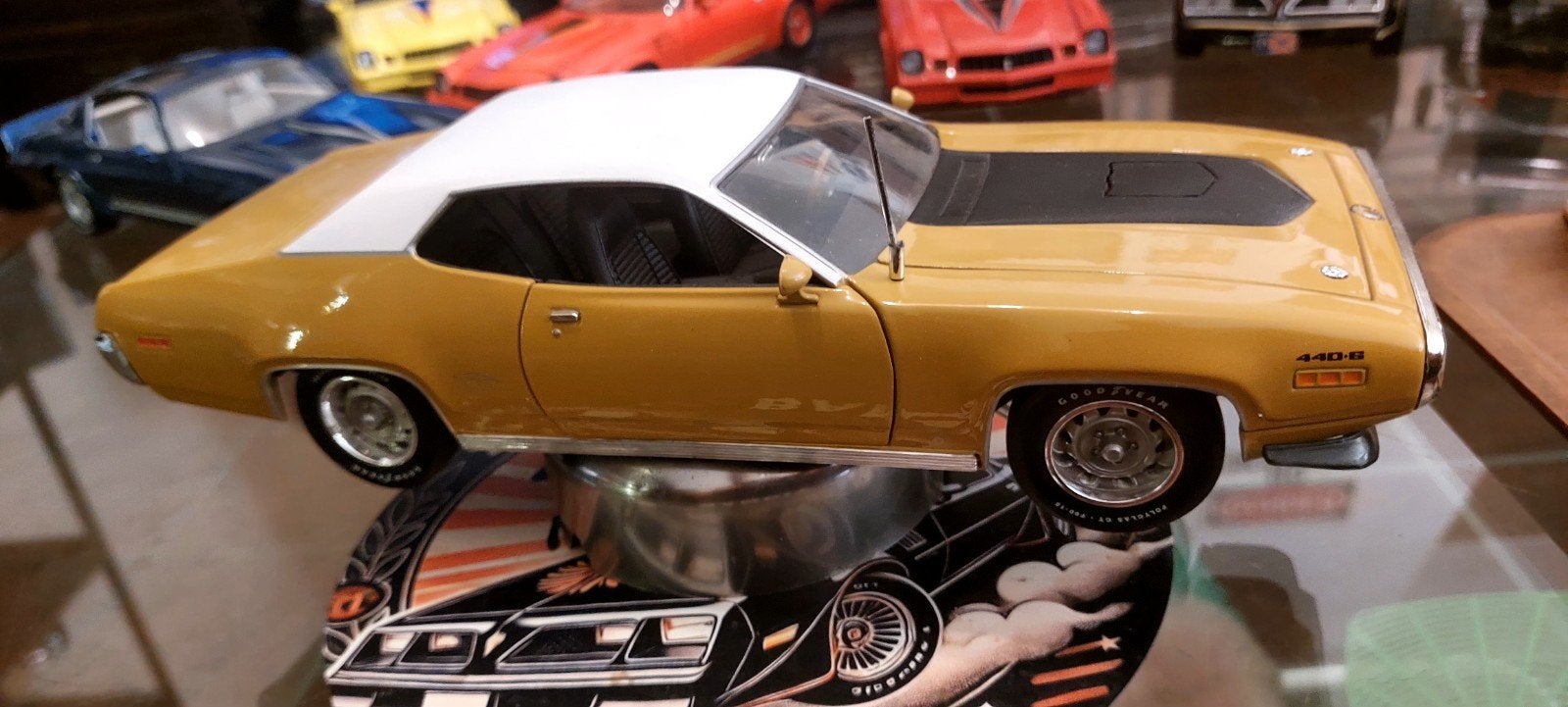 Plymouth gtx mint staat no box ertl, Hobby en Vrije tijd, Modelauto's | 1:18, Ophalen of Verzenden, Auto, ERTL