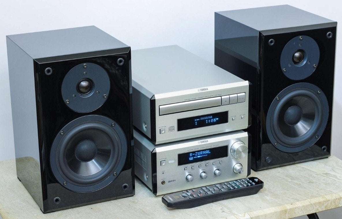 Yamaha "Piano Craft" hifi-set + luidsprekers, Overige merken, Microset, Tuner of Radio, Ophalen of Verzenden