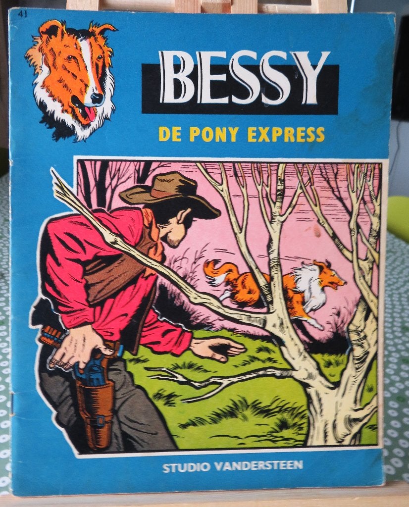 Bessy nr 41 De Pony express 1 druk., Enlèvement ou Envoi, Utilisé, Willy vandersteen