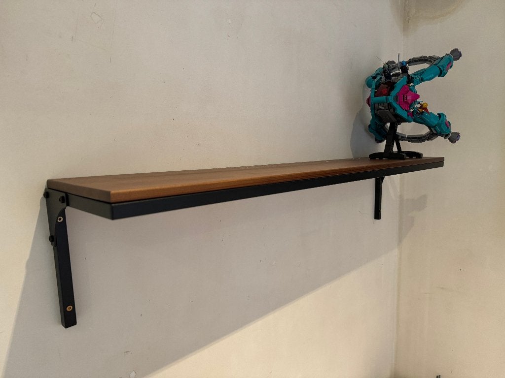 wandplank bruin (4 stuks 101 cm op 20 cm), Enlèvement, Comme neuf