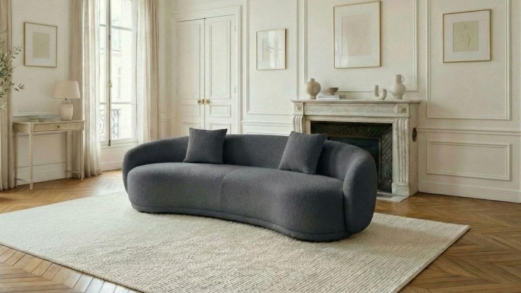 Neuf  -14% Promotion Sublime Canapé Harmonie Gris Anthracite, Maison & Meubles, Canapés | Salons, Neuf, Banc droit, Trois personnes