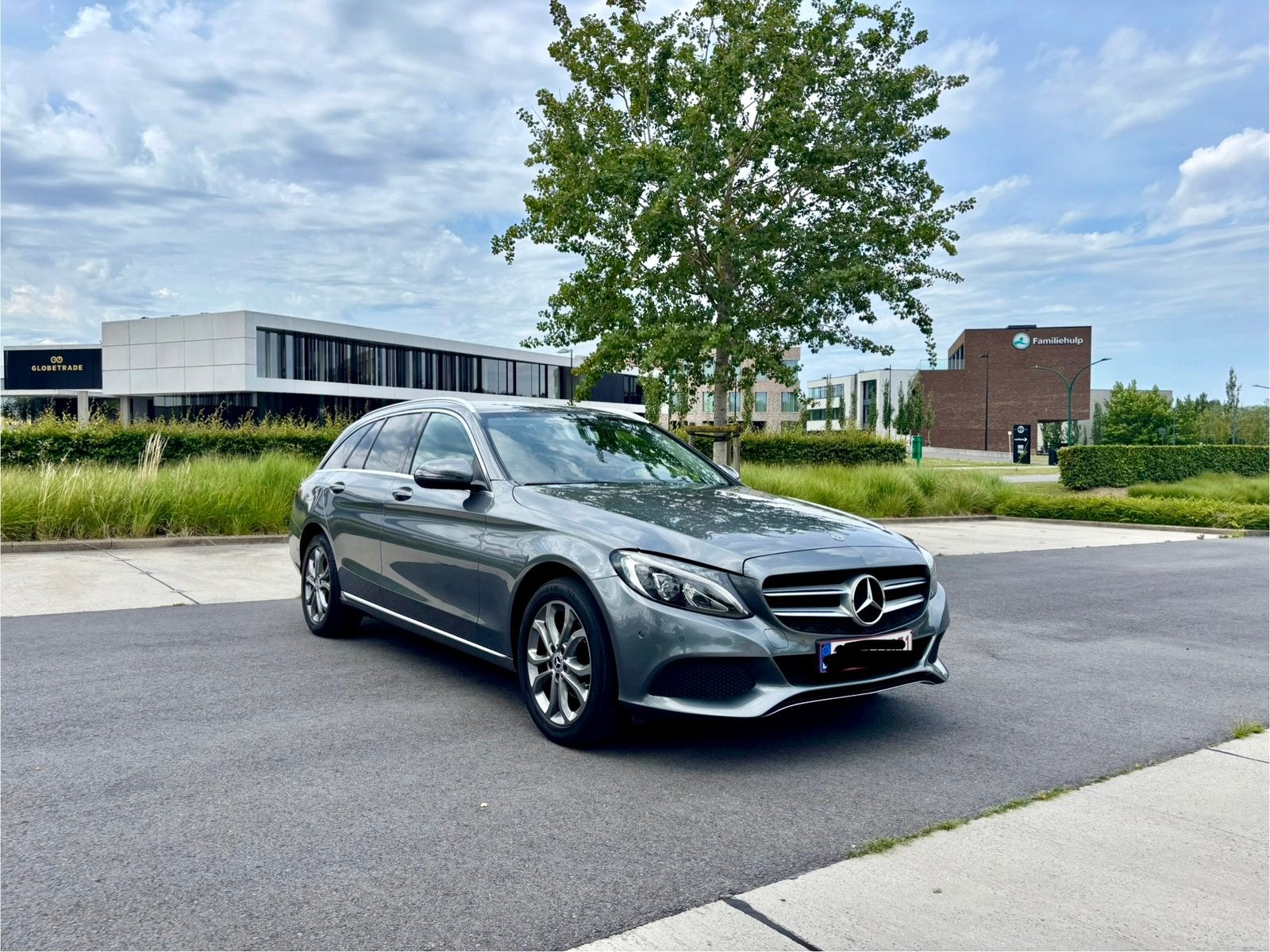Mercedes C180D (Lichte vracht), Auto's, Mercedes-Benz, Automaat, Achterwielaandrijving, 4 cilinders, Leder en Stof
