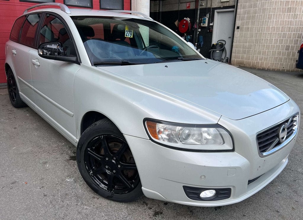 Volvo V50 1.6 D DRIVe Business Edition (bj 2012), Auto's, Euro 5, Zwart, 4 cilinders, Leder