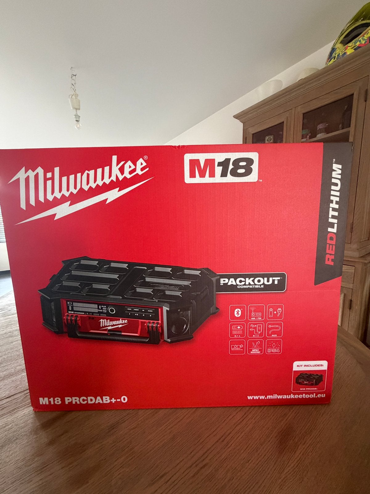 Milwaukee werkradio, Ophalen, Nieuw, Bouwradio