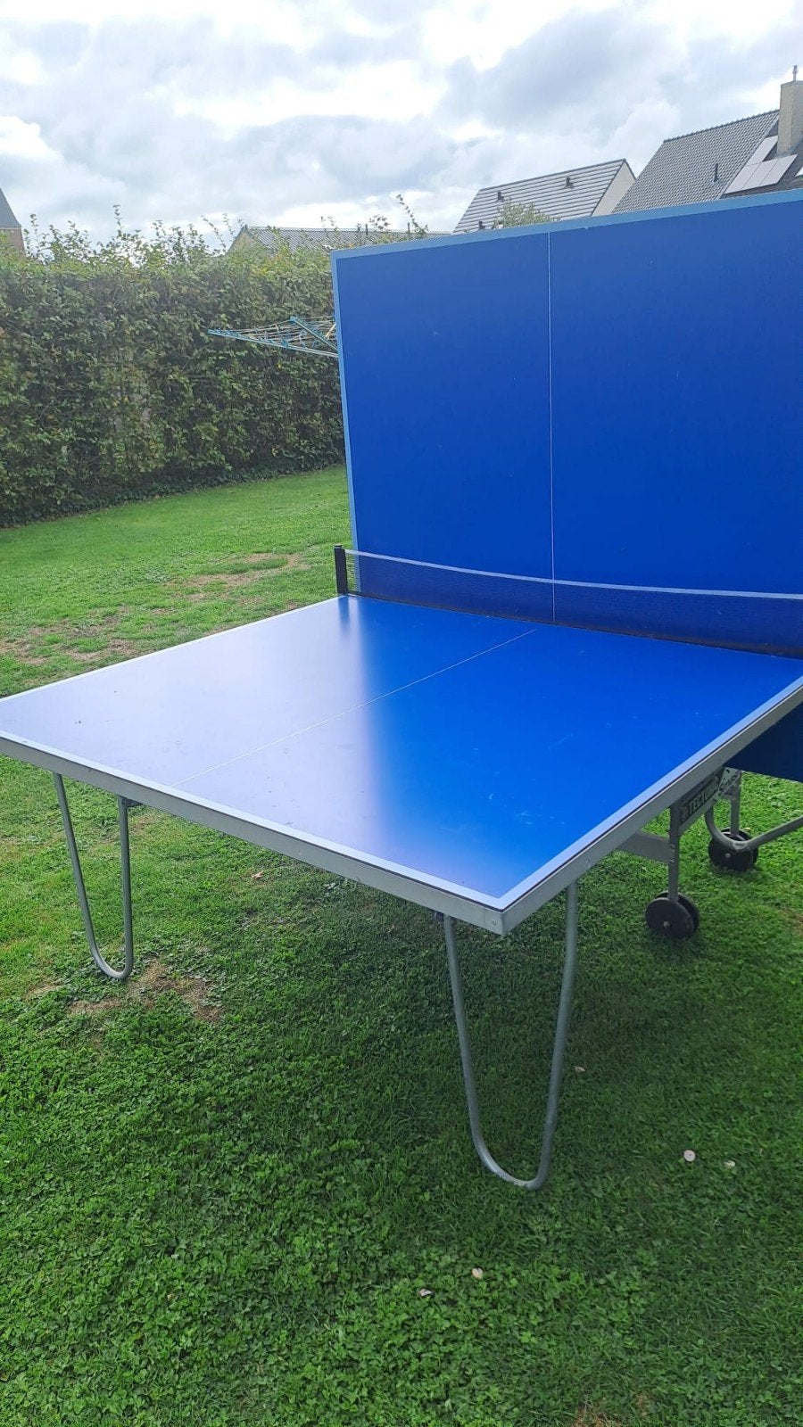 ping pong tafel met palletjes en balletjes, Sports & Fitness, Enlèvement, Utilisé, Table d'intérieur