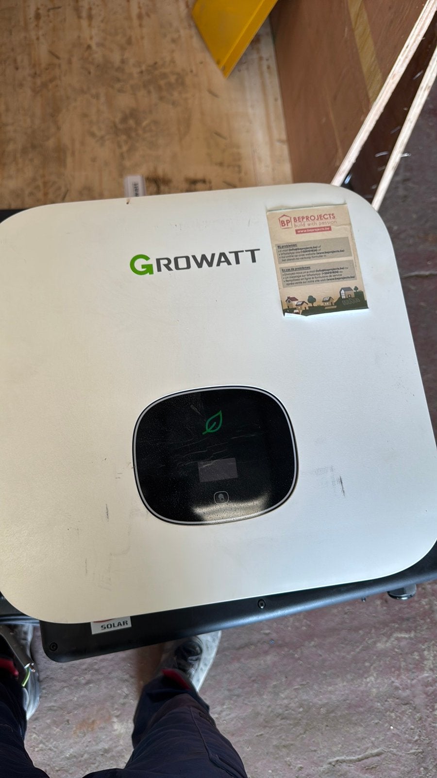 Growatt omvormer zonnepanelen, Audio, Tv en Foto, Beamers, Ophalen, Gebruikt