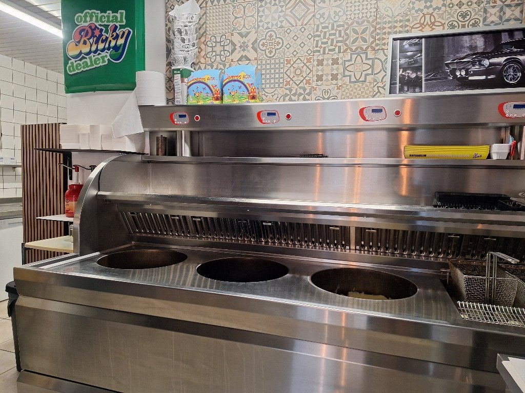 Frituur over te nemen, Ophalen of Verzenden, Gebruikt, Fornuis, Frituur en Grillen