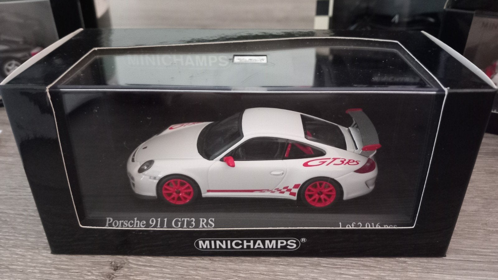 Minichamps Porsche 911 GT3 RS ( 1:43 ), Hobby en Vrije tijd, Modelauto's | 1:43, Ophalen, Nieuw, Auto, MiniChamps