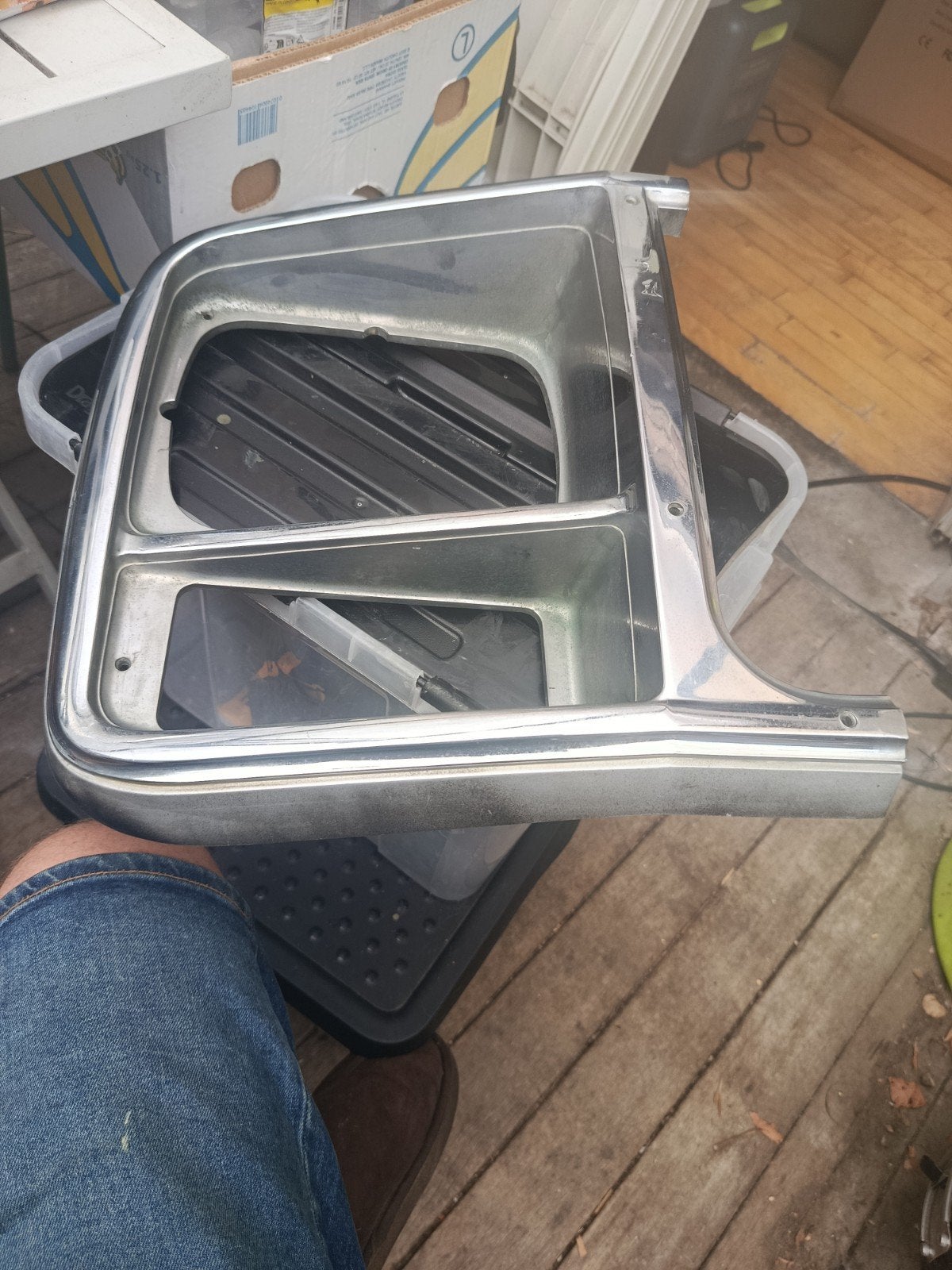 Chevrolet van g20 78/81 koplamp bezel.no cracks, Enlèvement ou Envoi, Avant, Chevrolet