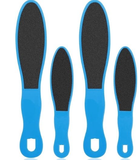 râpe à pieds bleus en plastique (neuf), Handtassen en Accessoires, Overige Accessoires, Ophalen, Nieuw