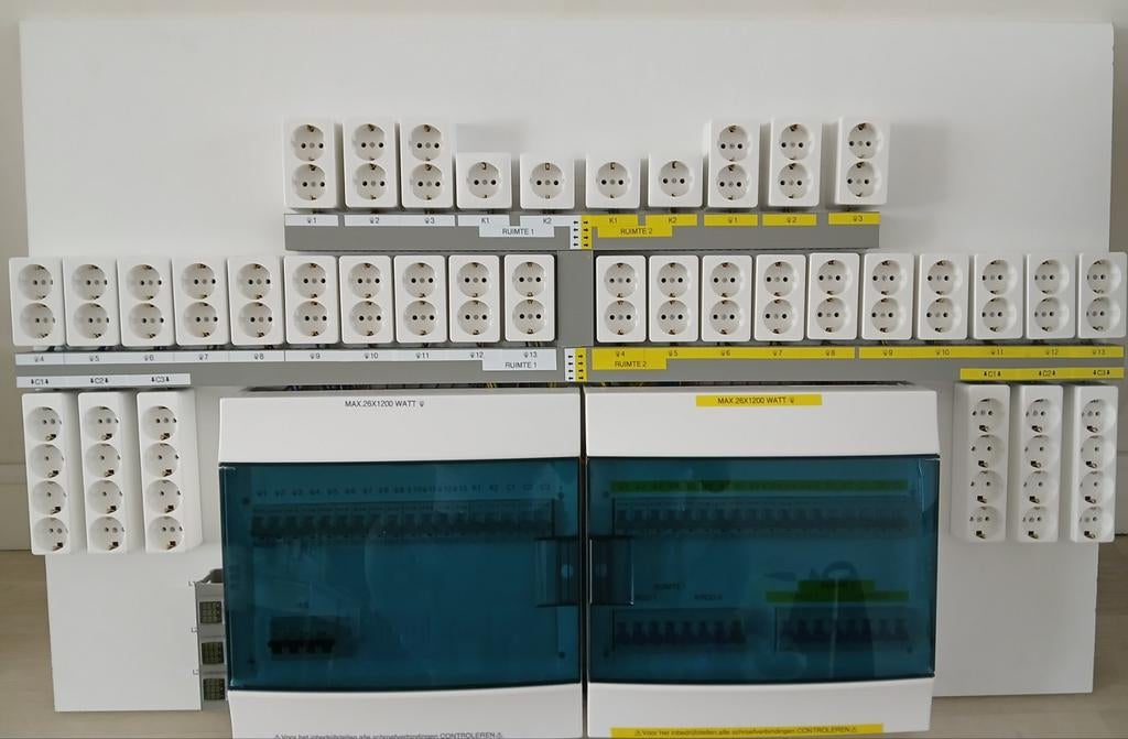 Stekkerbord schakelbord stroombord kweekspullen, Ophalen of Verzenden, Nieuw