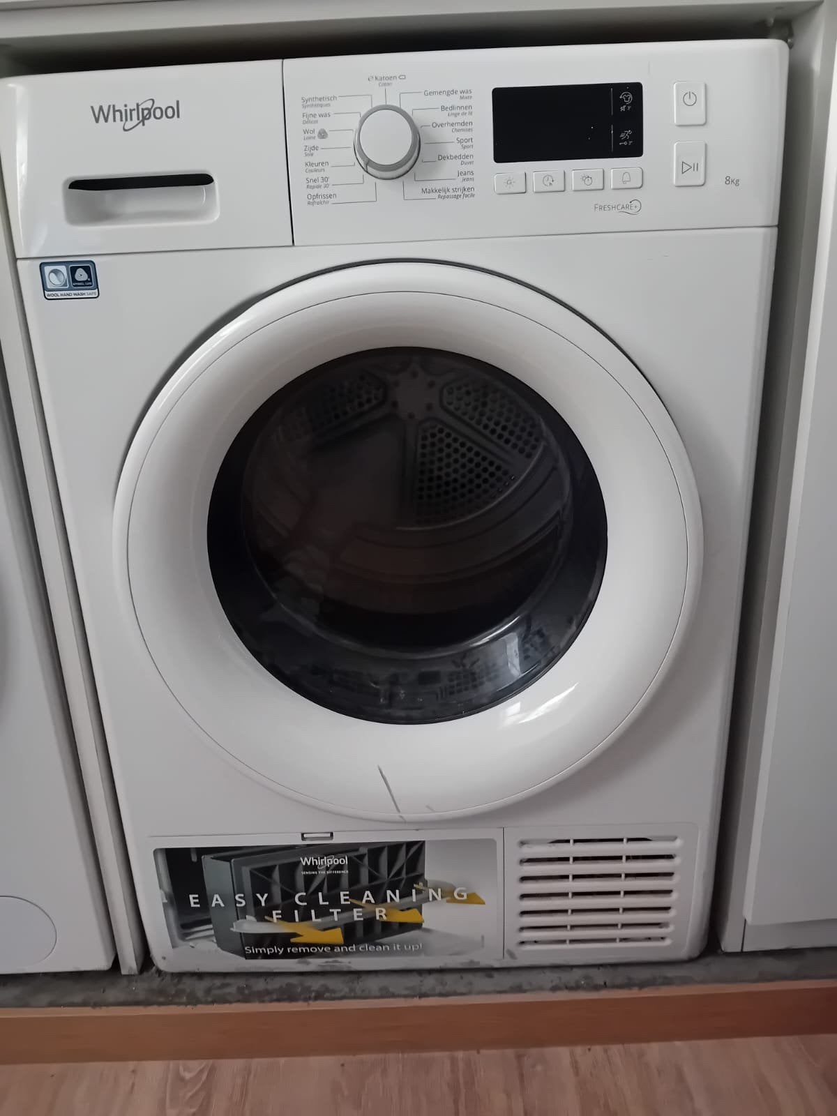 Whirlpool droogkast, Elektronische apparatuur, Droogkasten, Ophalen, Zo goed als nieuw