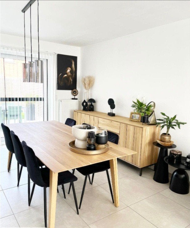 Tafel eik 220x100, Ophalen, 100 tot 150 cm, Eikenhout, 200 cm of meer