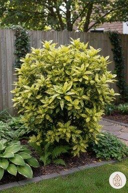 Japanse Broodboom of Aucuba Japonica, Ophalen, Vaste plant, Overige soorten, Halfschaduw