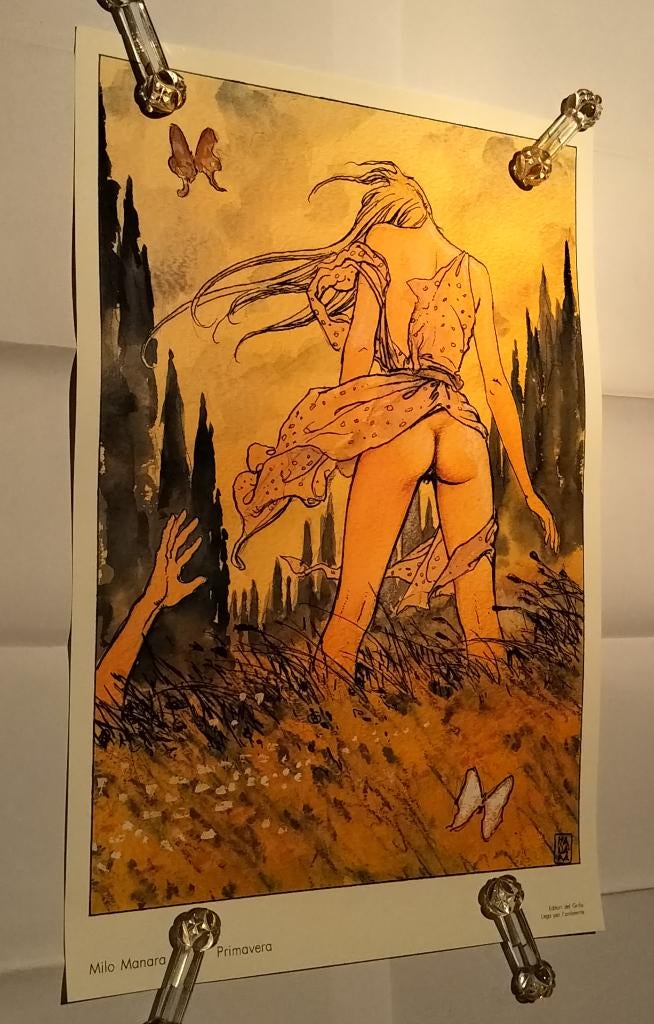 Milo MANARA, Primavera, Lega per l'Ambiente, Verzamelen, Ophalen of Verzenden, Nieuw