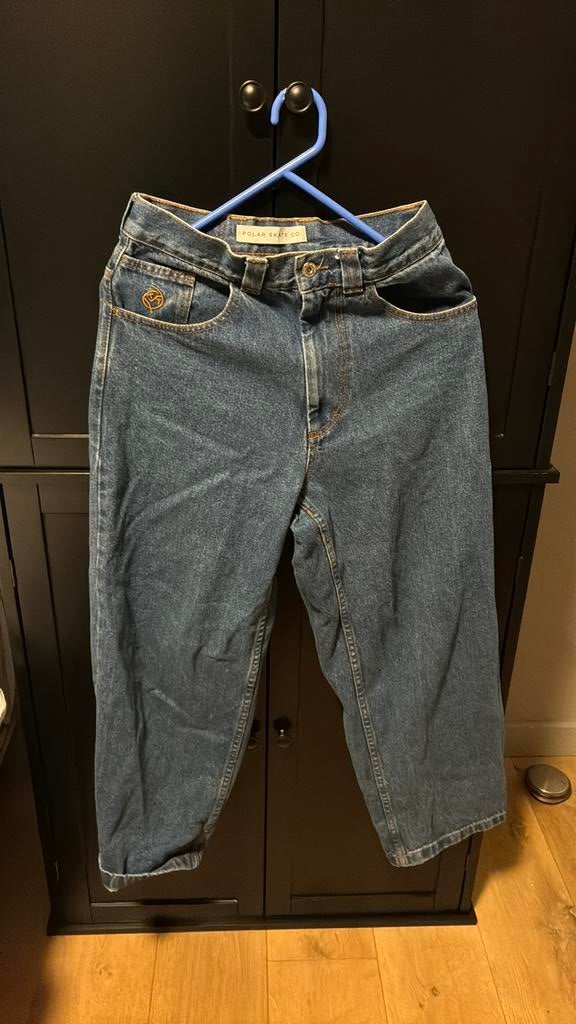 Big boy donker blauw, Kleding | Heren, Broeken en Pantalons, Ophalen of Verzenden, Zo goed als nieuw, Blauw