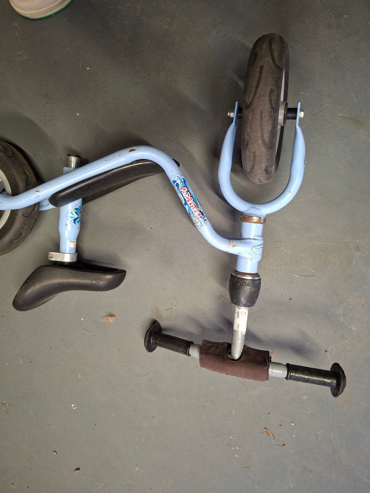 Pucky loopfiets lichtblauw, Ophalen, Gebruikt, Loopfiets