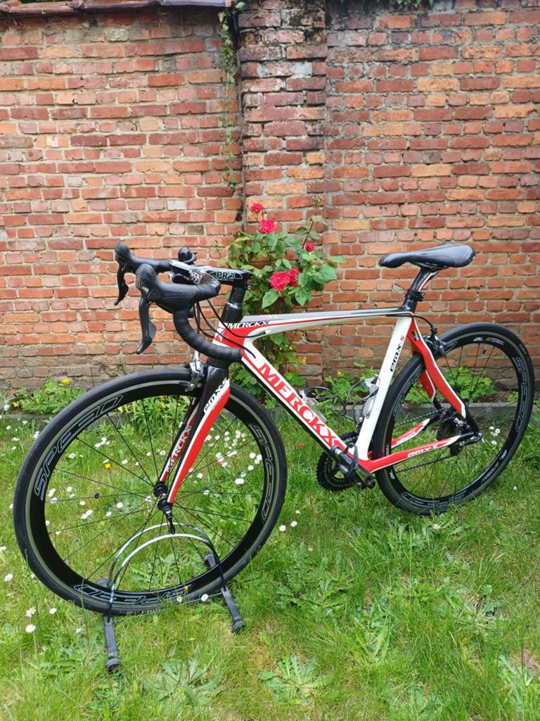 Zo goed als nieuw Racefiets Merckx 5, Fietsen en Brommers, Ophalen, 28 inch, Carbon, Zo goed als nieuw