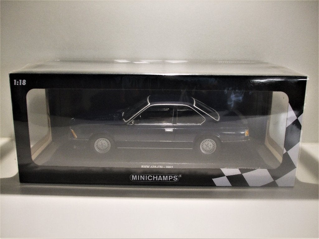 BMW 635 Csi E24 bleue 1982 Minichamps NEW 1/18, Enlèvement ou Envoi, Neuf, Voiture, MiniChamps