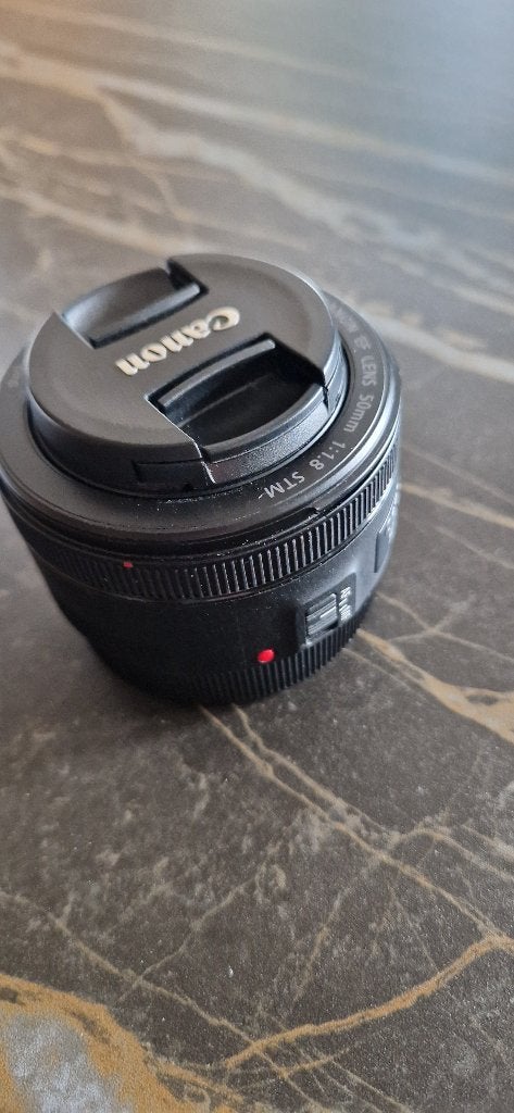 Objectif canon Ef 1/8 stim, Audio, Tv en Foto, Ophalen, Canon, Autofocus, Zo goed als nieuw