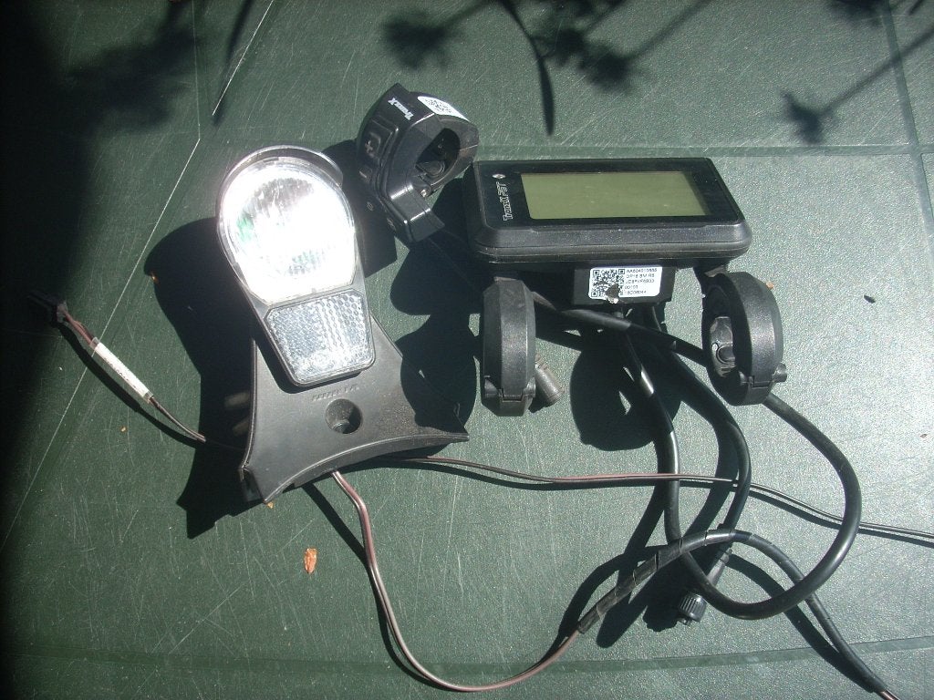 Tranzx pst display en fietslicht voor elektrische fiets, Vélos & Vélomoteurs, Elektrische fiets, Utilisé, Autres types, Enlèvement