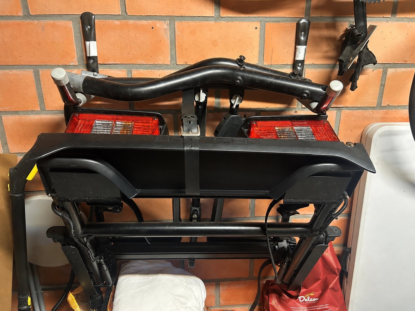 Fietsdrager Taycan Cross Turisimo, 2 vélos, Comme neuf, Enlèvement, Accessoire porte-vélos