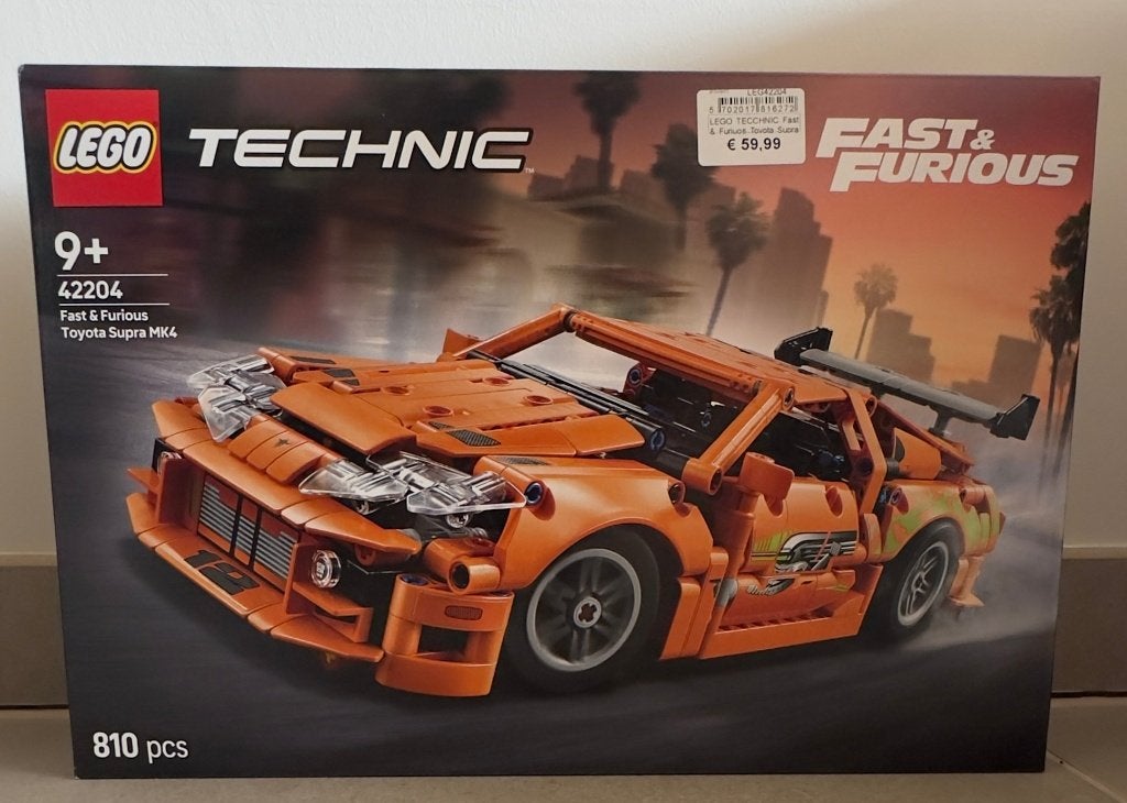 Fast and Furious Toyota Supra MK4 (42204), Neuf, Lego, Ensemble complet, Enlèvement