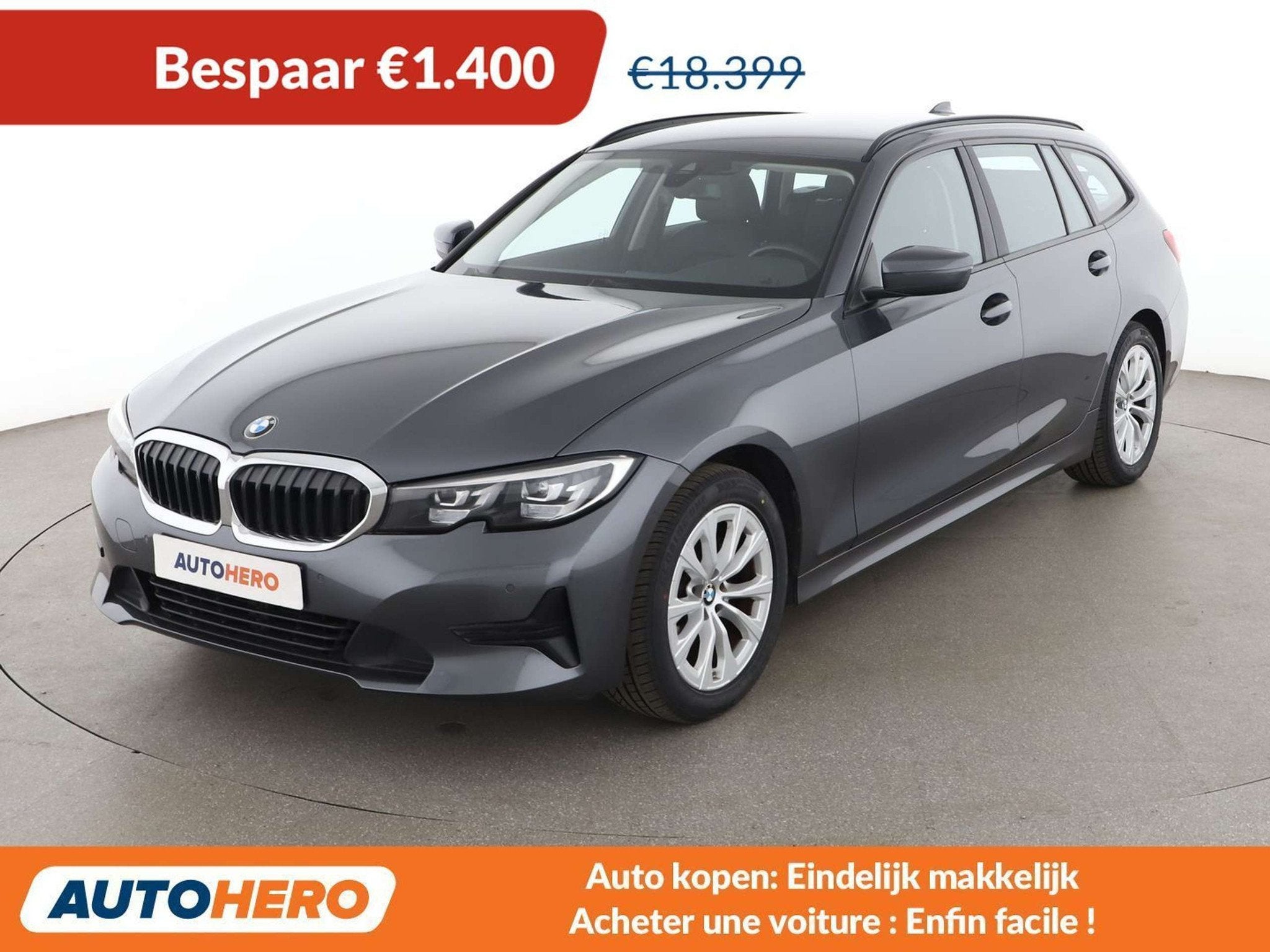 BMW 3 Serie 318 318i Advantage (bj 2020, automaat), Auto's, BMW, Automaat, 1998 cc, Achterwielaandrijving, Gebruikt